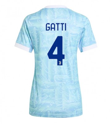 Juventus Federico Gatti #4 Bortatröja Dam 2025-26 Kortärmad